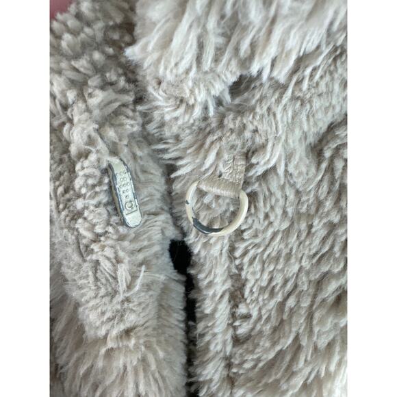 True Grit Dry Goods faux Fur Coat shawl collar and hook closing size Large - Picture 13 of 13